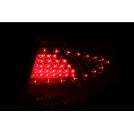 Anzo 321197 - LED Tail Lights (Chrome Housing, Clear / Red Lens)