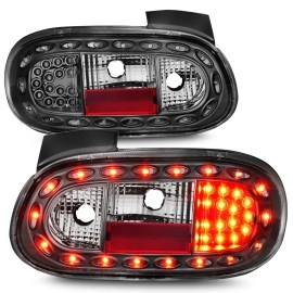 Anzo 321212 - LED Tail Lights (Black Housing, Clear Lens)