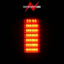 Anzo 321246 - LED Tail Lights (Chrome Housing, Smoke Lens)