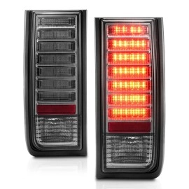 Anzo 321246 - LED Tail Lights (Chrome Housing, Smoke Lens)