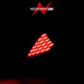 Anzo 321254 - LED Tail Lights (Black Housing, Smoke Lens)