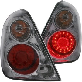 Anzo 321255 - LED Tail Lights (Chrome Housing, Smoke Lens)