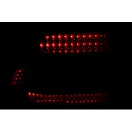 Anzo 321262 - LED Tail Lights (Chrome Housing, Smoke Lens)