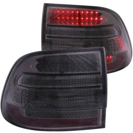 Anzo 321262 - LED Tail Lights (Chrome Housing, Smoke Lens)