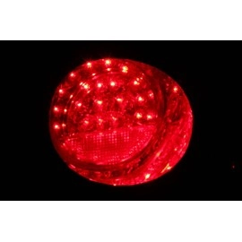 Anzo 321270 - LED Tail Lights (Chrome Housing, Red / Smoke Lens)