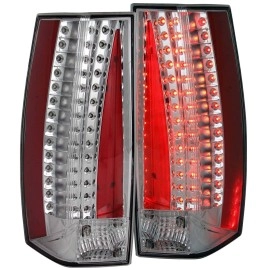 Anzo 321287 - LED Tail Lights (Chrome Housing, Clear Lens)
