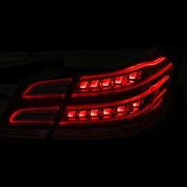 Anzo 321331 - LED Tail Lights (Chrome Housing, Clear / Red Lens)