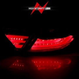 Anzo 321335 - LED Tail Lights (Chrome Housing, Clear / Red Lens)