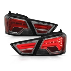 Anzo 321345 - LED Tail Lights (Chrome Housing, Smoke Lens)