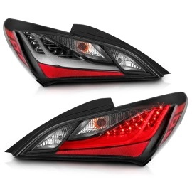 Anzo 321347 - LED Tail Lights (Black Housing, Smoke Lens)