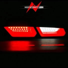 Anzo 321349 - LED Tail Lights (Black Housing, Clear / Red Lens)