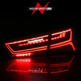 Anzo 321353 - LED Tail Lights w/ Sequential Turn Signal (Black Housing, Clear / Red Lens)