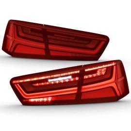Anzo 321353 - LED Tail Lights w/ Sequential Turn Signal (Black Housing, Clear / Red Lens)