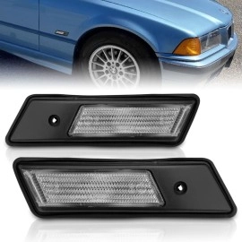 Anzo 511022 - Side Marker Lights (Chrome Housing, Clear Lens)