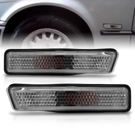 Anzo 511023 - Side Marker Lights (Chrome Housing, Clear Lens)