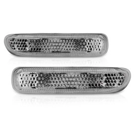 Anzo 511024 - Side Marker Lights (Chrome Housing, Clear Lens)