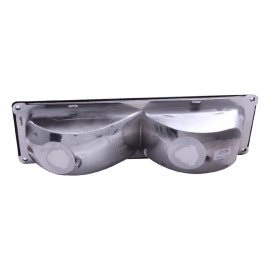 Anzo 511033 - Parking & Turn Signal Lights (Chrome Housing, Clear Lens)