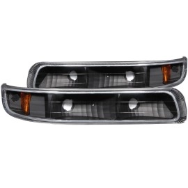 Anzo 511065 - Euro Style Parking & Turn Signal Lights (Black Housing, Clear Lens)