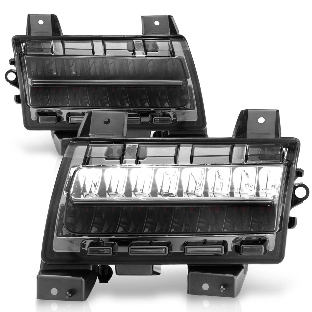 Anzo 511085 - LED Fender Turn Signal Lights w/ Sequential Turn Signal (Chrome Housing, Smoke Lens) Anzo 511085 - LED Fender Turn Signal Lights w/ Sequential Turn Signal (Chrome Housing, Smoke Lens)
