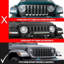 Anzo 511085 - LED Fender Turn Signal Lights w/ Sequential Turn Signal (Chrome Housing, Smoke Lens)