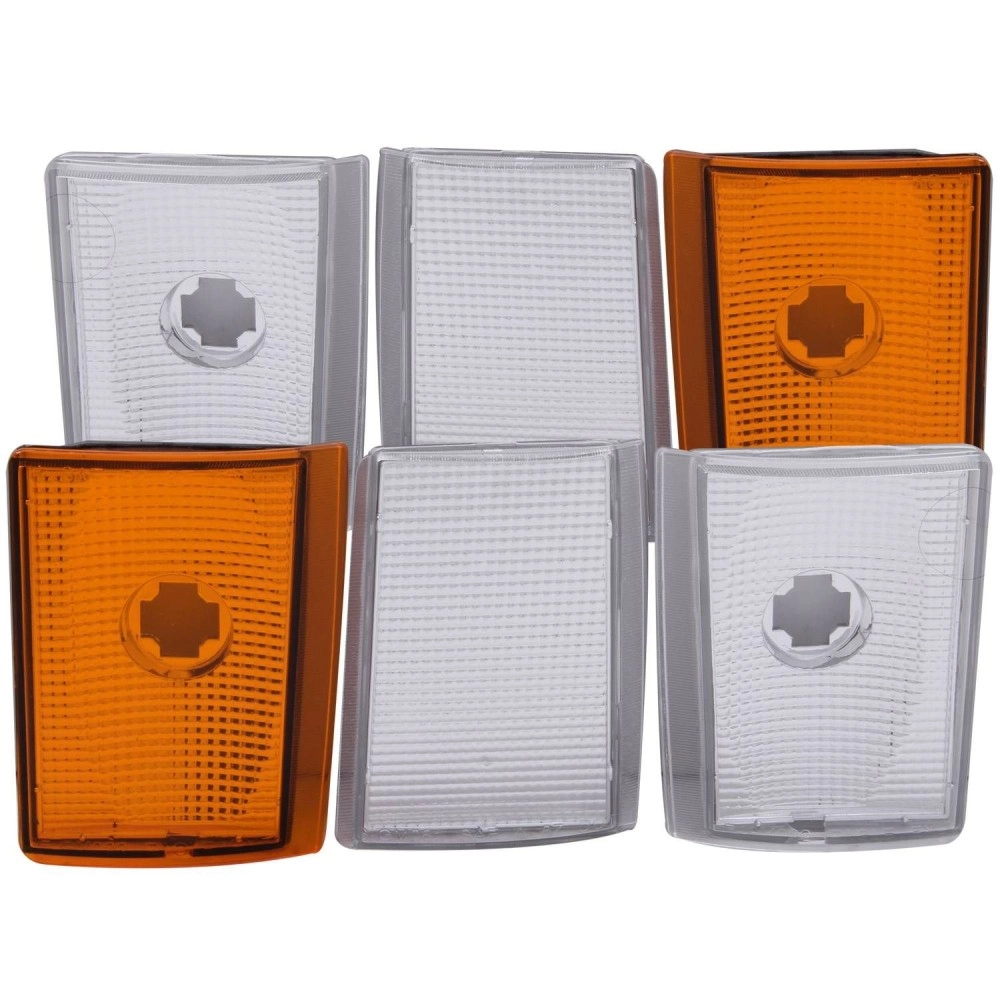 Anzo 521032 - Euro Style Corner Lights (Chrome Housing, Clear / Amber Lens) Anzo 521032 - Euro Style Corner Lights (Chrome Housing, Clear / Amber Lens)