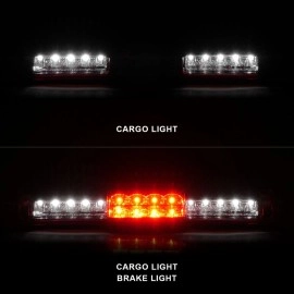 Anzo 531029 - LED 3rd Brake Light (Chrome Housing, Clear / Red Lens)