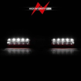 Anzo 531029 - LED 3rd Brake Light (Chrome Housing, Clear / Red Lens)