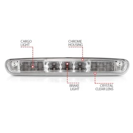 Anzo 531066 - LED 3rd Brake Light (Chrome Housing, Clear Lens)