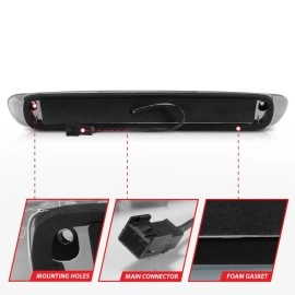 Anzo 531066 - LED 3rd Brake Light (Chrome Housing, Clear Lens)