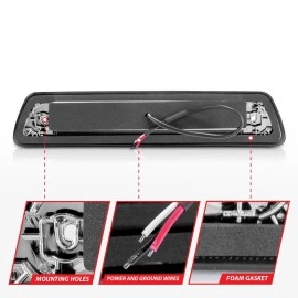 Anzo 531073 - LED 3rd Brake Light (Chrome Housing, Smoke Lens)