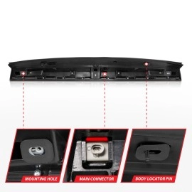 Anzo 531109 - LED 3rd Brake Light w/ Spoiler (Black Housing, Smoke Lens)