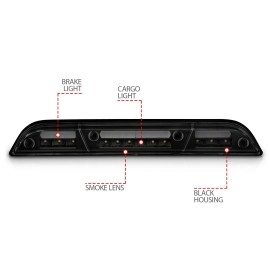 Anzo 531112 - G2 LED 3rd Brake Light (Black Housing, Smoke Lens)