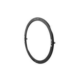 Anzo 851025 - 4" Black HID Off-Road Light Bezel w/ Anzo Logo