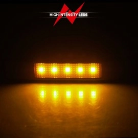 Anzo 861114 - 2-Piece LED Mirror Lights (Black Housing, Smoke Lens)