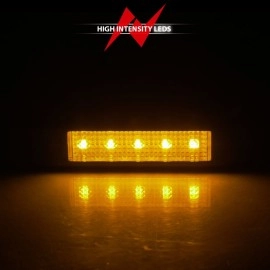 Anzo 861115 - 2-Piece LED Mirror Lights (Chrome Housing, Clear Lens)