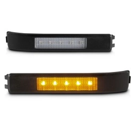 Anzo 861115 - 2-Piece LED Mirror Lights (Chrome Housing, Clear Lens)