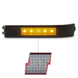 Anzo 861115 - 2-Piece LED Mirror Lights (Chrome Housing, Clear Lens)