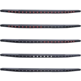 Anzo 861185 - 5-Function LED Tailgate Spoiler Light Bar (Black Housing, Clear Lens)