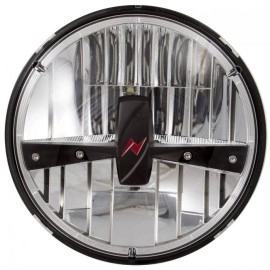 Anzo 881036 - 7" Round LED Headlights (Black Housing, Clear Lens)