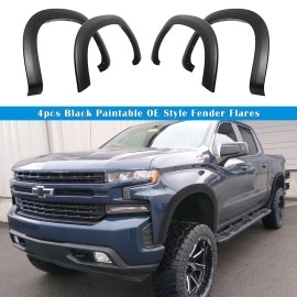 APS FF03RJA7SK - Rugged/ OE Style Smooth Black Fender Flares