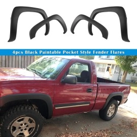 APS FF03RJJ2SK - Rugged/ OE Style Smooth Black Fender Flares