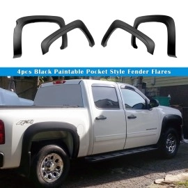 APS FF03RJJ6SK - Rugged/ OE Style Smooth Black Fender Flares