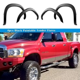 APS FF04RJA3SK - Rugged/ OE Style Smooth Black Fender Flares