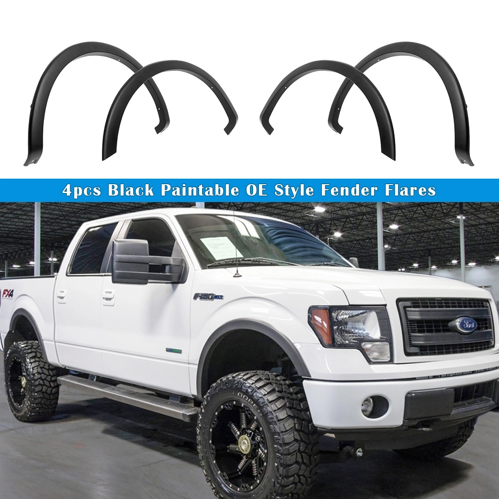 APS FF06RJA5SK - Rugged/ OE Style Smooth Black Fender Flares