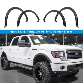 APS FF06RJA5SK - Rugged/ OE Style Smooth Black Fender Flares