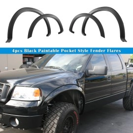 APS FF06RJD1SK - Rugged/ OE Style Smooth Black Fender Flares