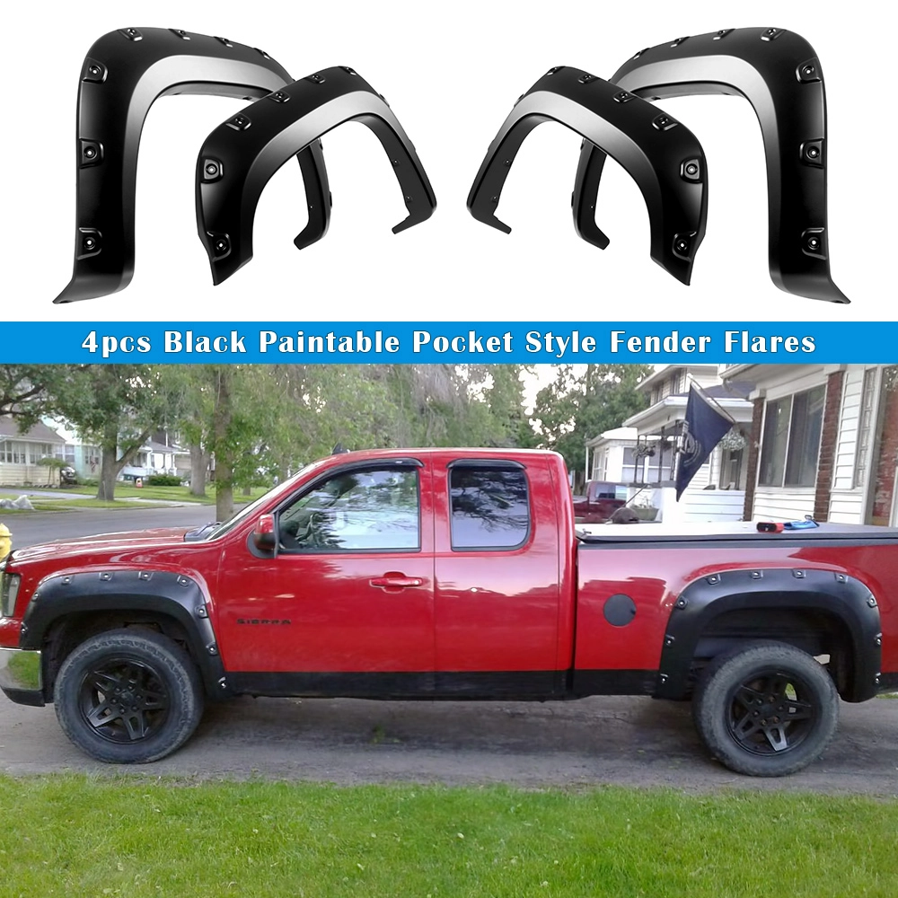APS FF07SJB2SK - Super Pocket Style Smooth Black Fender Flares