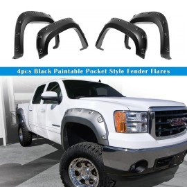 APS FF07SJE9SK - Super Pocket Style Smooth Black Fender Flares