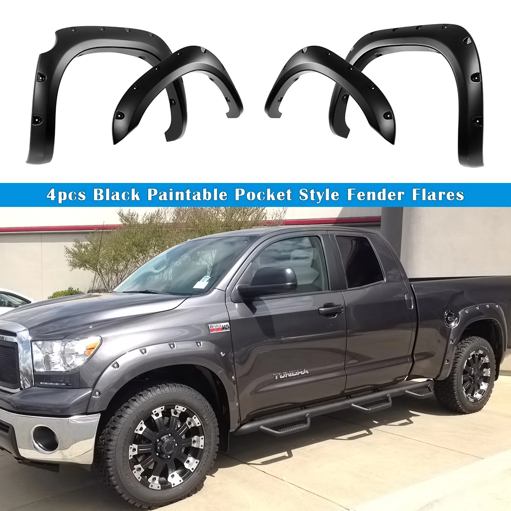 APS FF20BJC2SK - Pocket Dimple Style Smooth Black Fender Flares