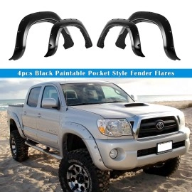 APS FF20BJC4SK - Pocket Dimple Style Smooth Black Fender Flares